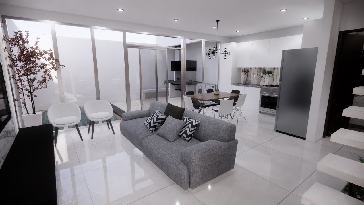 Casa de 7 X 15 con PISCINA y ASADOR