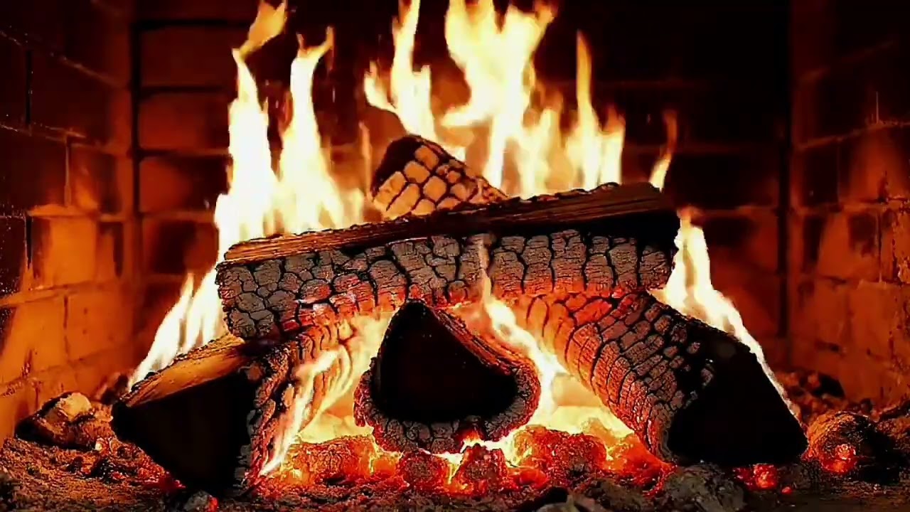 12 Hours of Cozy Fireplace Sounds /4k