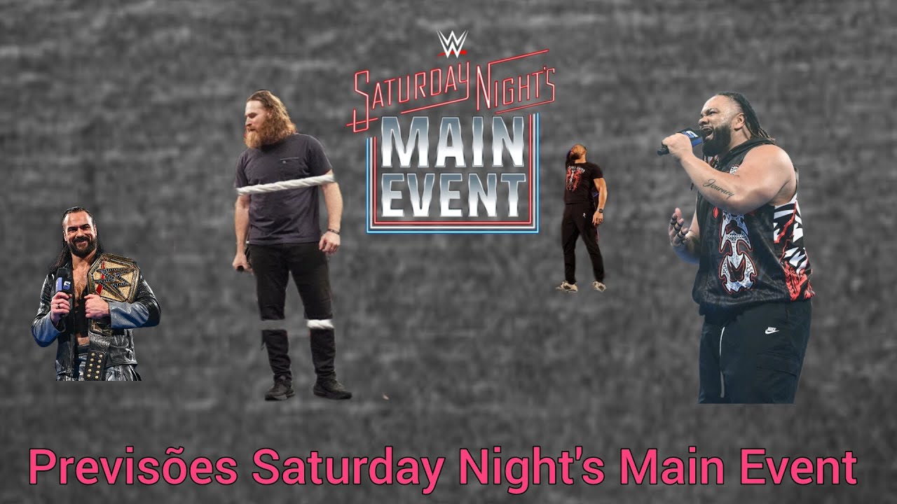 Previsões para o Saturday Night's Main Event 