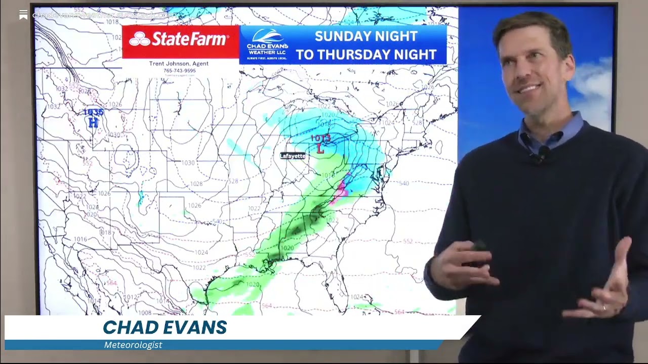 January 30, PM Weather Video Forecast