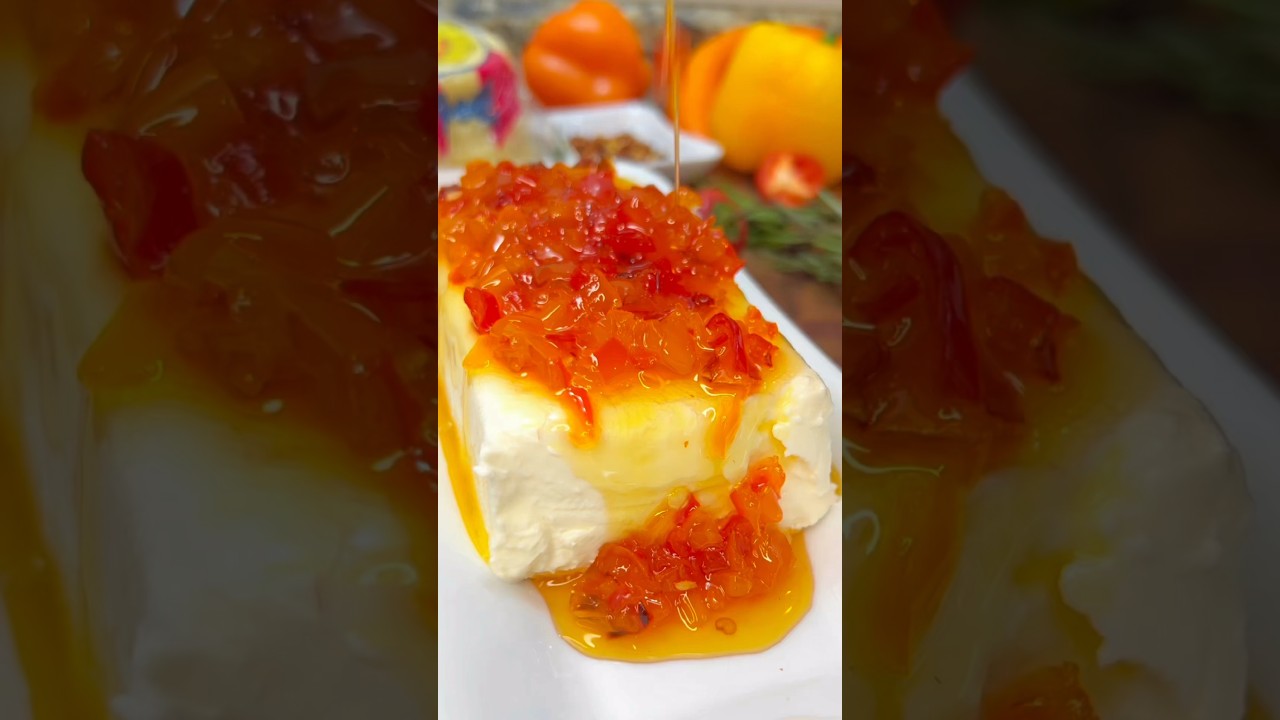 Dip de queso crema con piment&oacute;n agridulce #muyalajuliana #recetas #receta