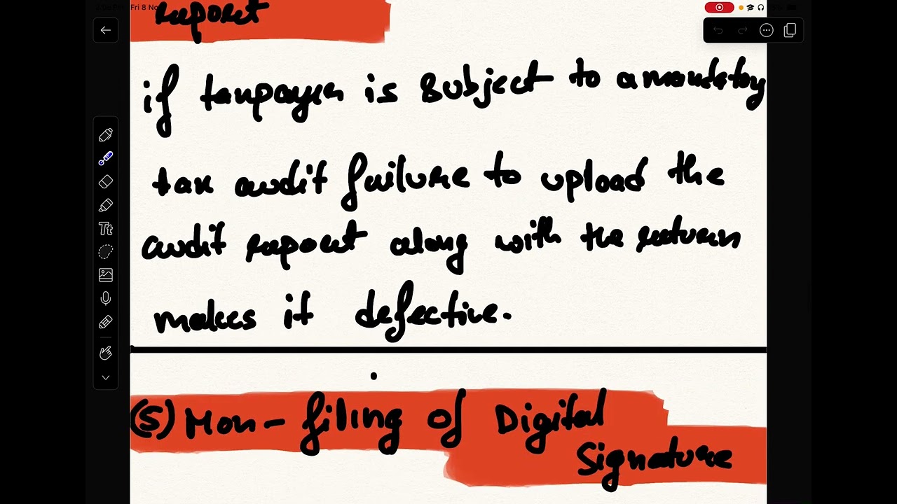 What is Defective Return? | Defective Return kya hota hai? | Section 139(9) Income Tax Act,1961 |