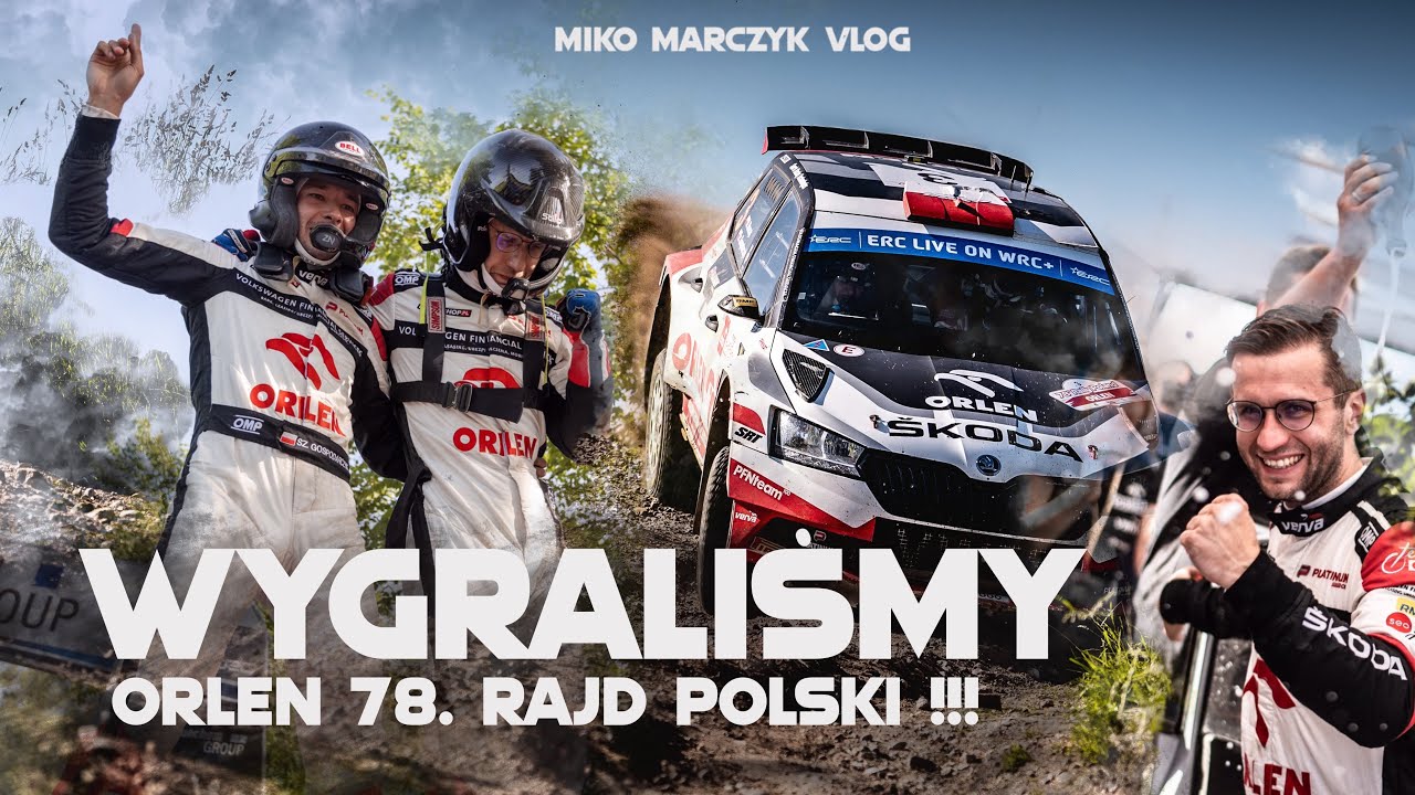 Wygraliśmy ORLEN 78. Rajd Polski!!! | Miko Marczyk Vlog | ENG Subtitles