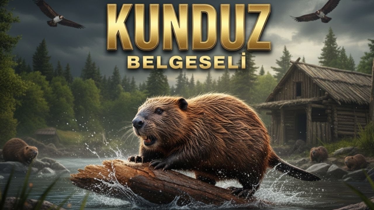 Kunduz Belgeseli: Doğanın Sessiz Mimarları | Doğa Belgeseli-4K Belgesel #kunduz