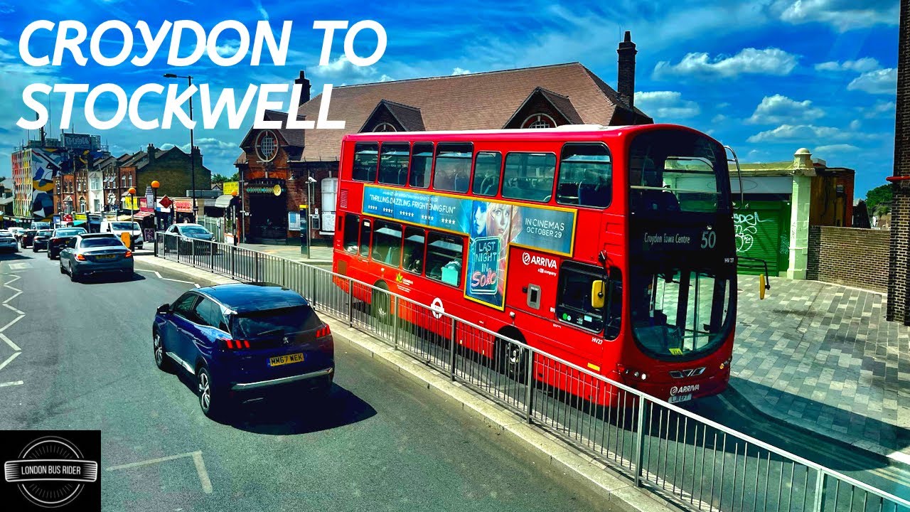 4K LONDON I rode bus 50 from Croydon to Stockwell join me on board