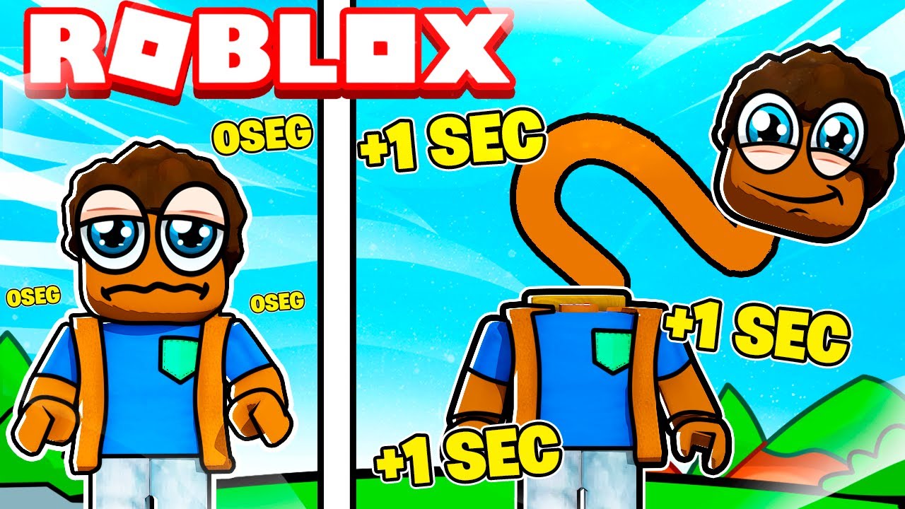 Roblox But EVERY SECOND YOUR NECK GROWS!