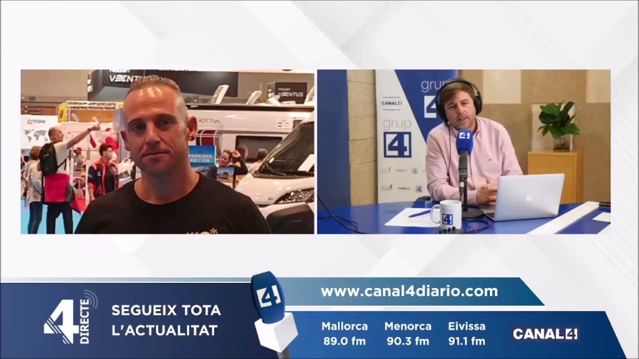 Javier Fuster, presidente de la Asociación Caravaning Oasis en 4 Directe
