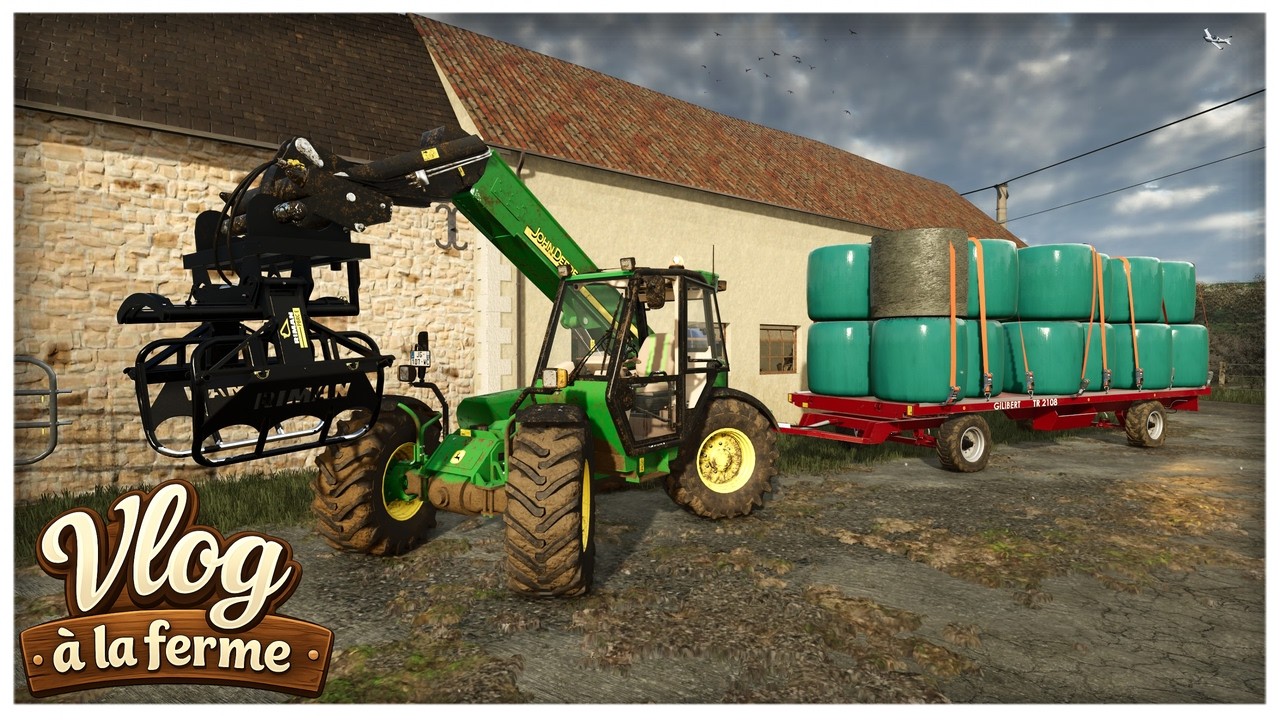 🎥ФЕРМЕРСКИЙ ВИДЕОБЛОГ🎥! ЗАГРУЗКА ЛОТКА ДЛЯ УПАКОВКИ😍FARMING SIMULATOR 25!
