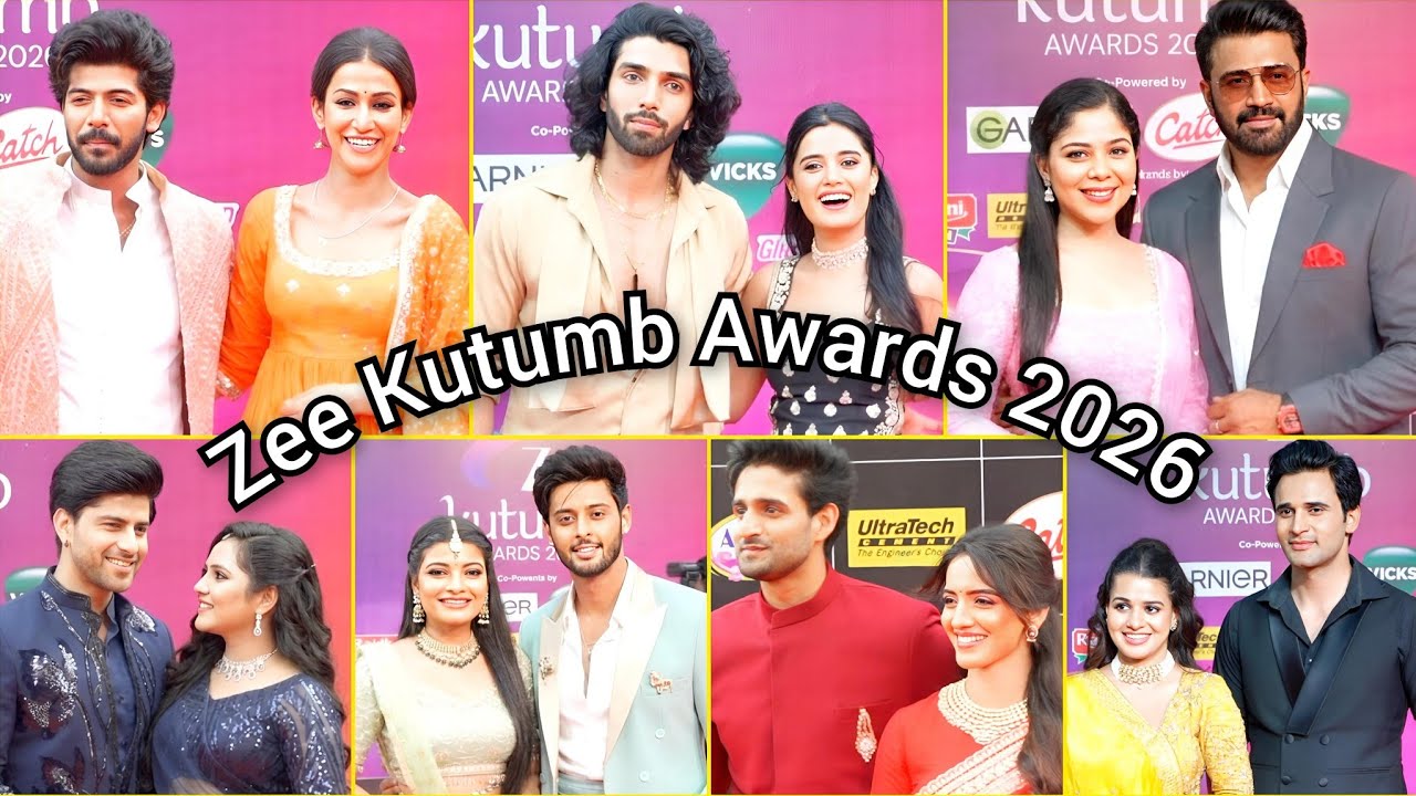 Zee Kutumb Awards 2026: All Zee Leads Dazzle At The Red Carpet! 
