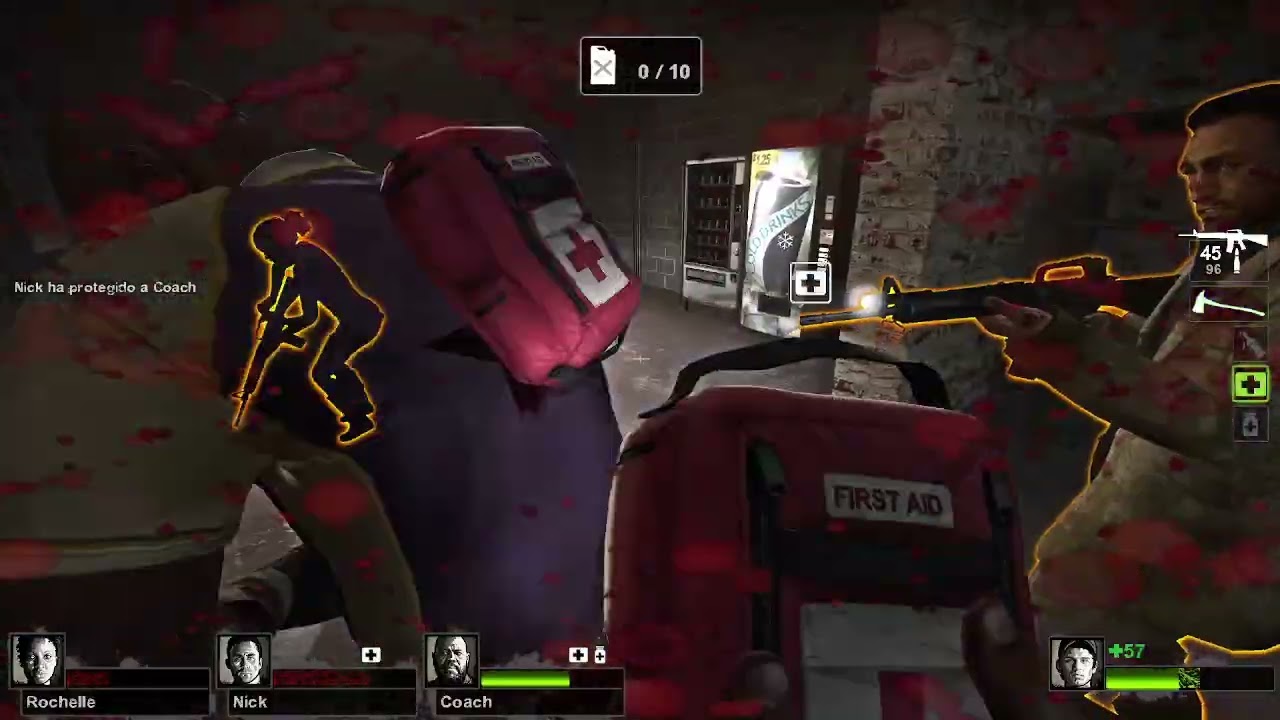 Esto sigue. Left 4 Dead 2. parte 3 de la campaña Defunción extremo.