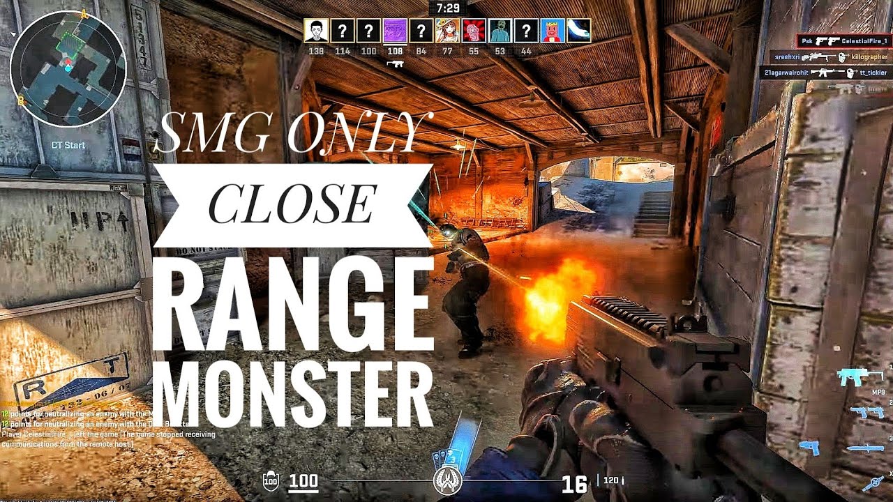 I Used ONLY Submachine Guns Top Fragged Anyway 😈 SMG Aim better than Rifle Aim? Dust 2 Proof #gaming