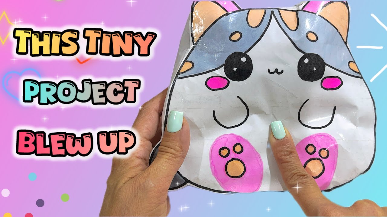 🐱 DIY Squishy Cat from Paper ✨ | This Tiny Project BLEW UP! 💥😍