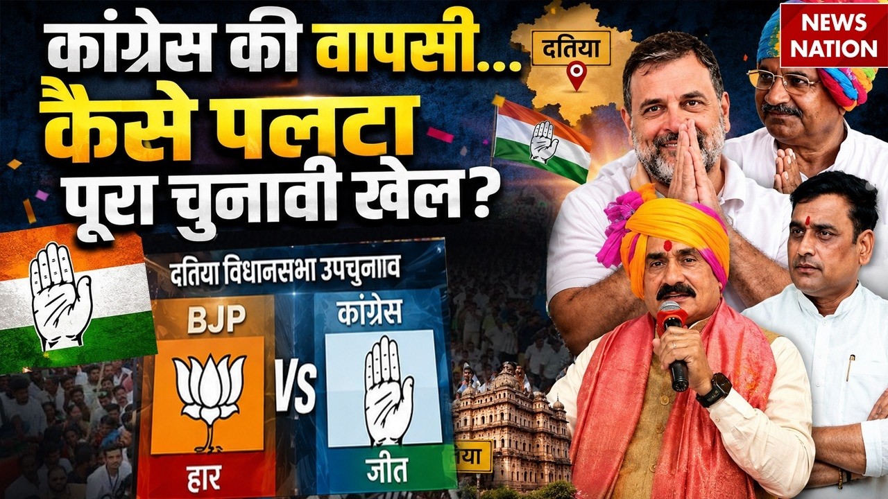 Datia By-Election Result 2026: Congress ने कैसे पलटा चुनावी खेल? | Ghanshyam Singh | Narottam Mishra