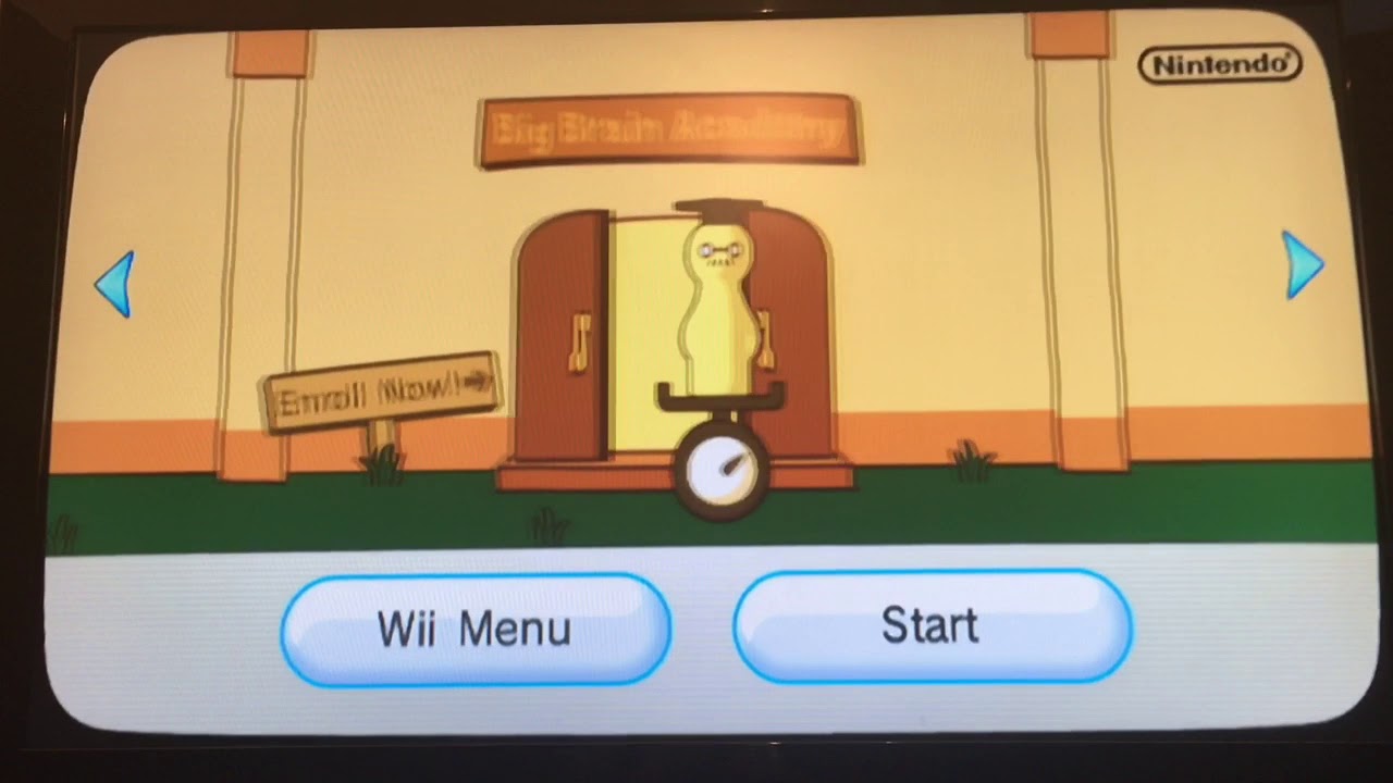 Big Brain Academy Wii Degree intro