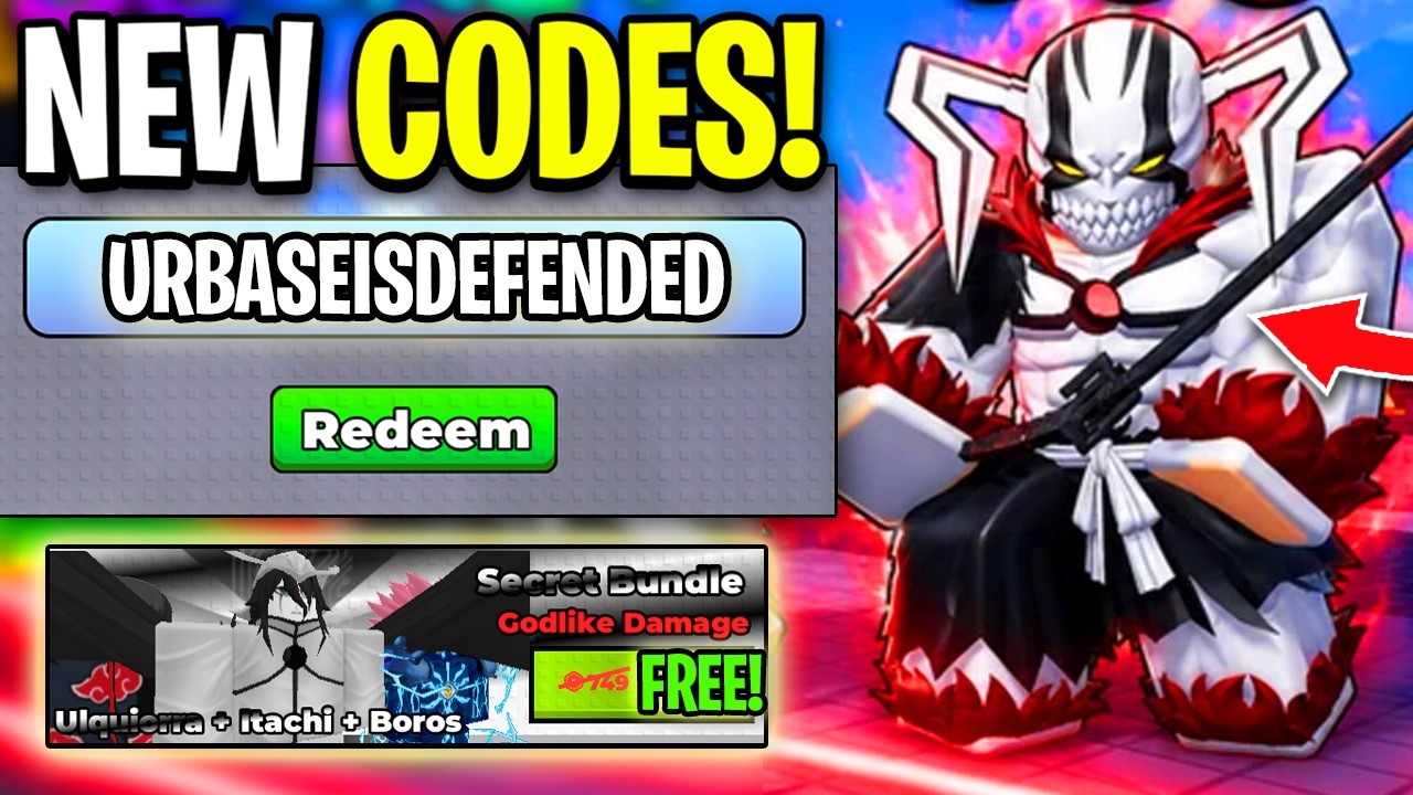СОВЕРШЕННО НОВЫЕ КОДЫ ДЛЯ DEFEND UR BASE WITH ANIME В ROBLOX ОБНОВЛЕНИЕ 2026! ROBLOX DEFEND UR BA...