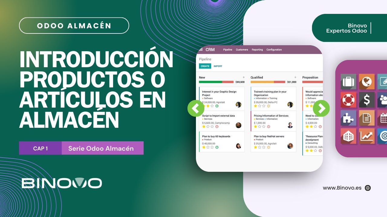 ODOO Almac&eacute;n | Tutorial 1 📌 Introducci&oacute;n, inventario de productos y art&iacute;culos en Odoo