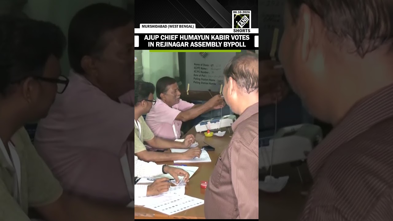 AJUP Chief Humayun Kabir casts vote in Rejinagar By-Election