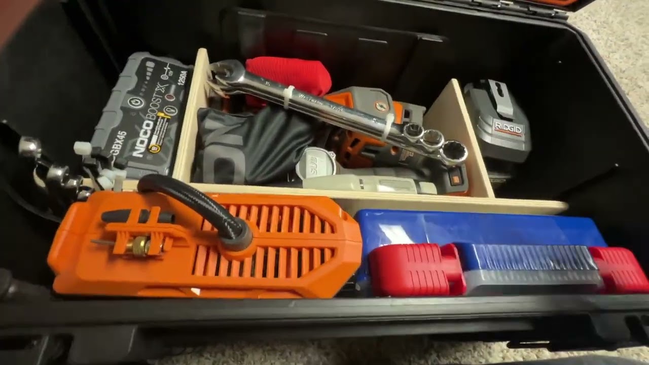 How to Organized your Tools In a Ridgid Tool box