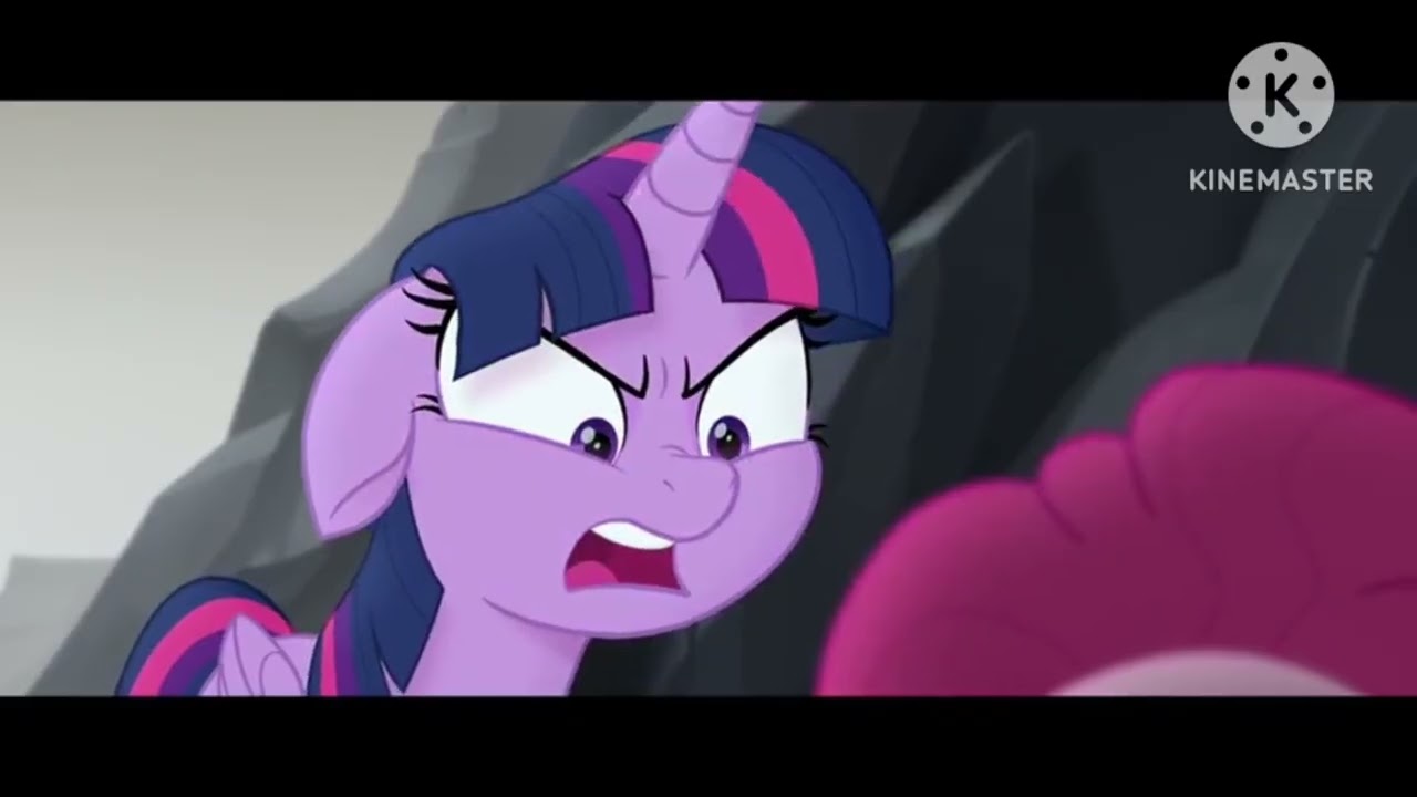 Twilight yells at pinkie from my little pony the movie 2017