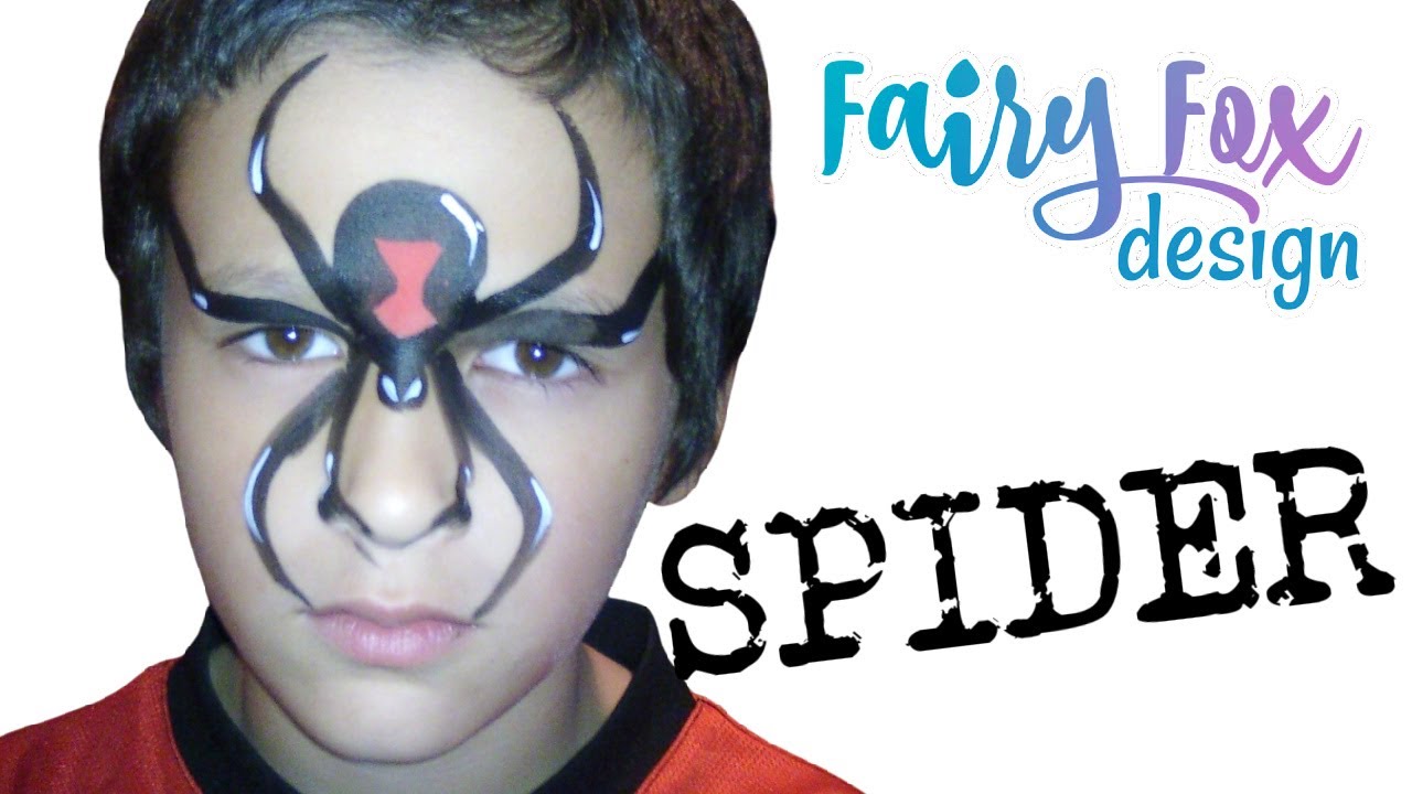 On the job: SPIDER face paint tutorial