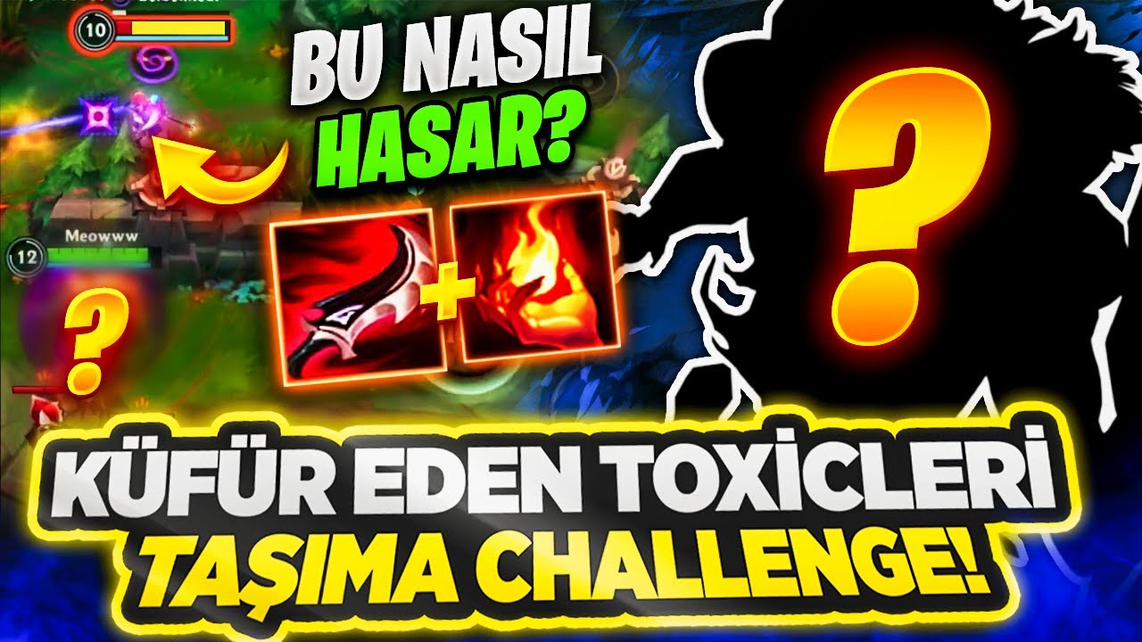 BANA KÜFÜR EDEN TOXİCLERİ TAŞIMA CHALLENGE! BU HERO DRAKTHARLA YOK EDİYOR! @shimawr