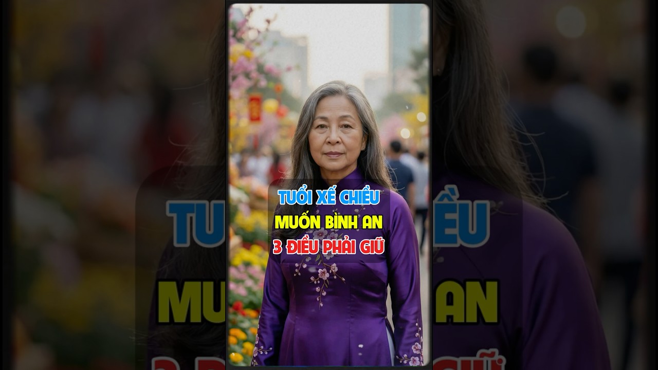 Tuổi Xế Chiều Muốn B&igrave;nh An: 3 Điều Nhất Định Phải Giữ Lại #baihoccuocsong #tuoixechieu