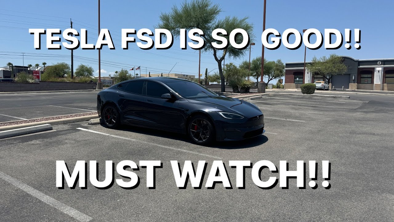 2024 Model S Plaid | FSD v13.2.7 | Flawless 30 mile Highway and City Drive! 4K