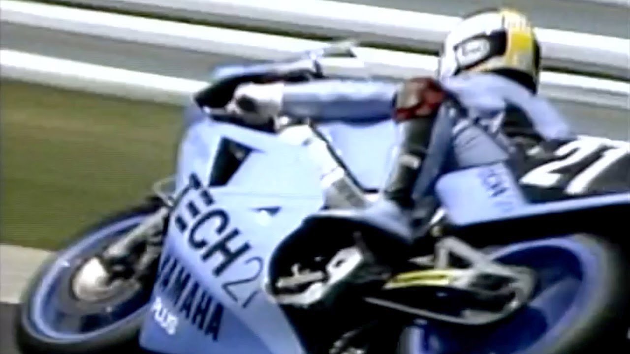 1985 鈴鹿８h【3/6】 ”平忠彦 YAMAHA FZRが徳野政樹 HONDA RVFをとらえトップに浮上”