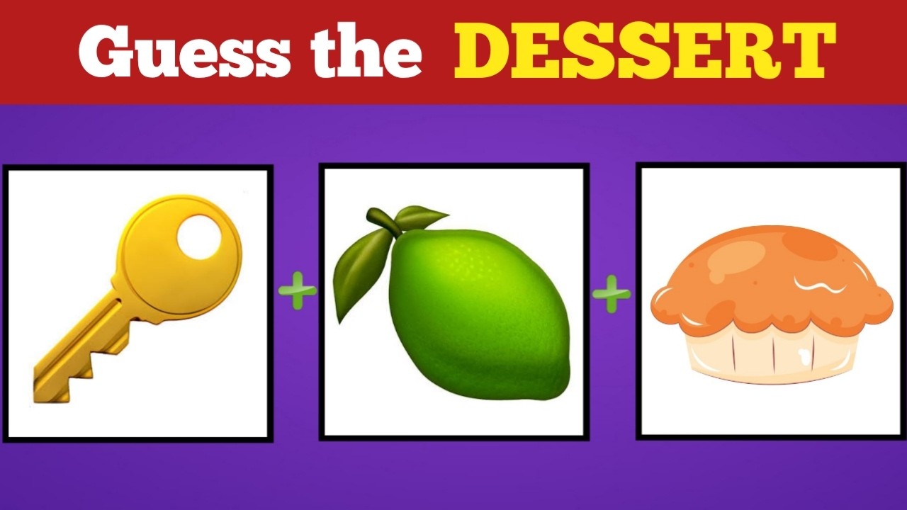 Can you guess the dessert by given emojis?|Riddle Game|Connection|Bioscope