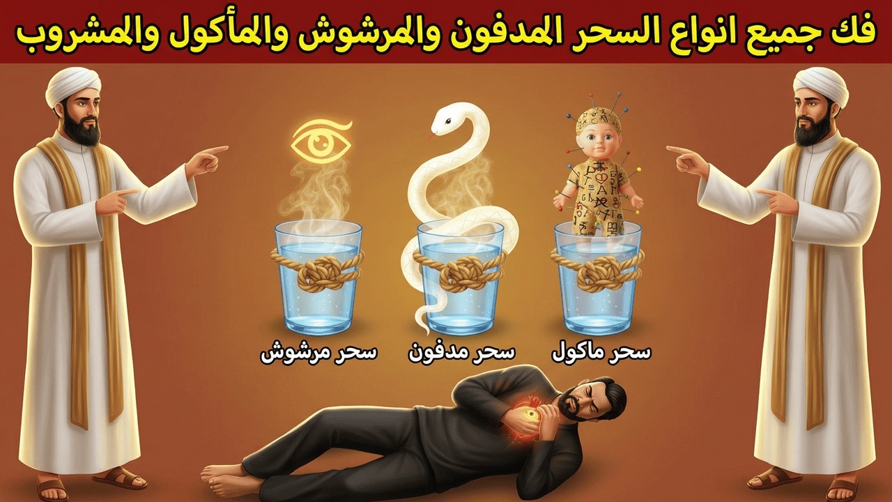 اقوى رقية شرعية مباشرة الان لعلاج حالات السحر والعين والمس الحسد وتطهير شامل للجسد وتفجير جميع العقد