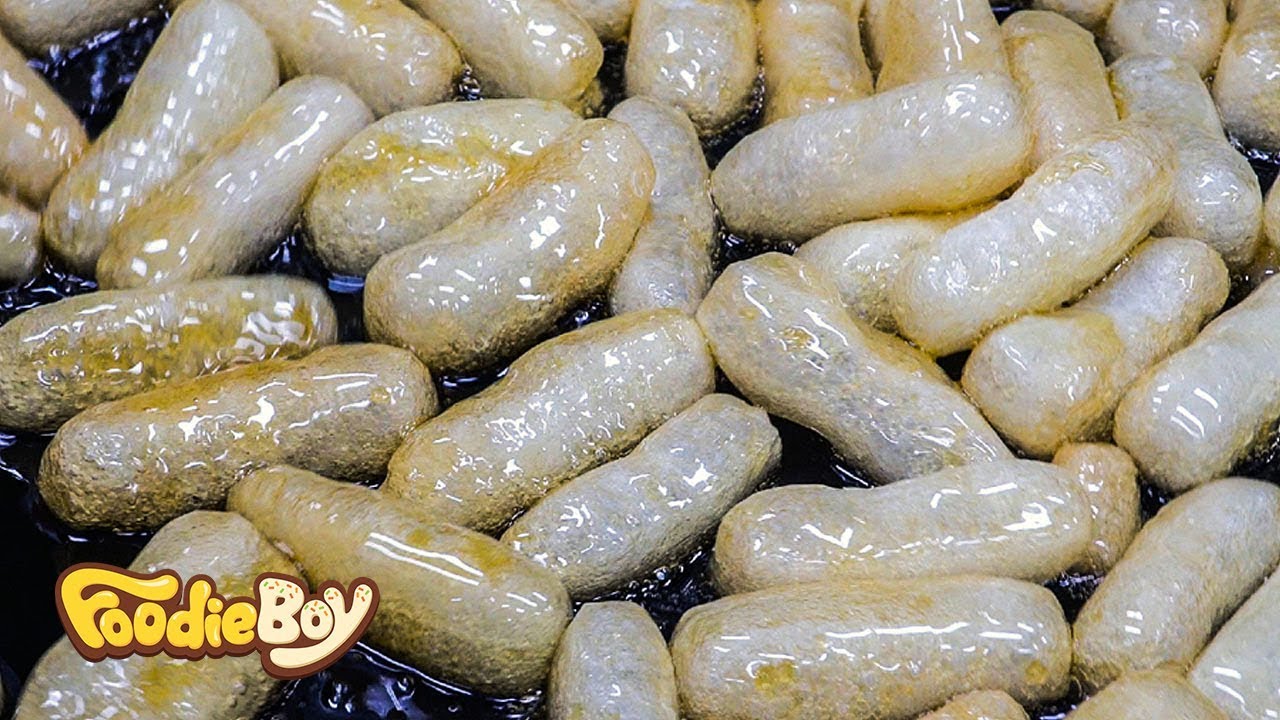 Ганжонг(корейская традиционная сладость) - Уличная еда в Корее