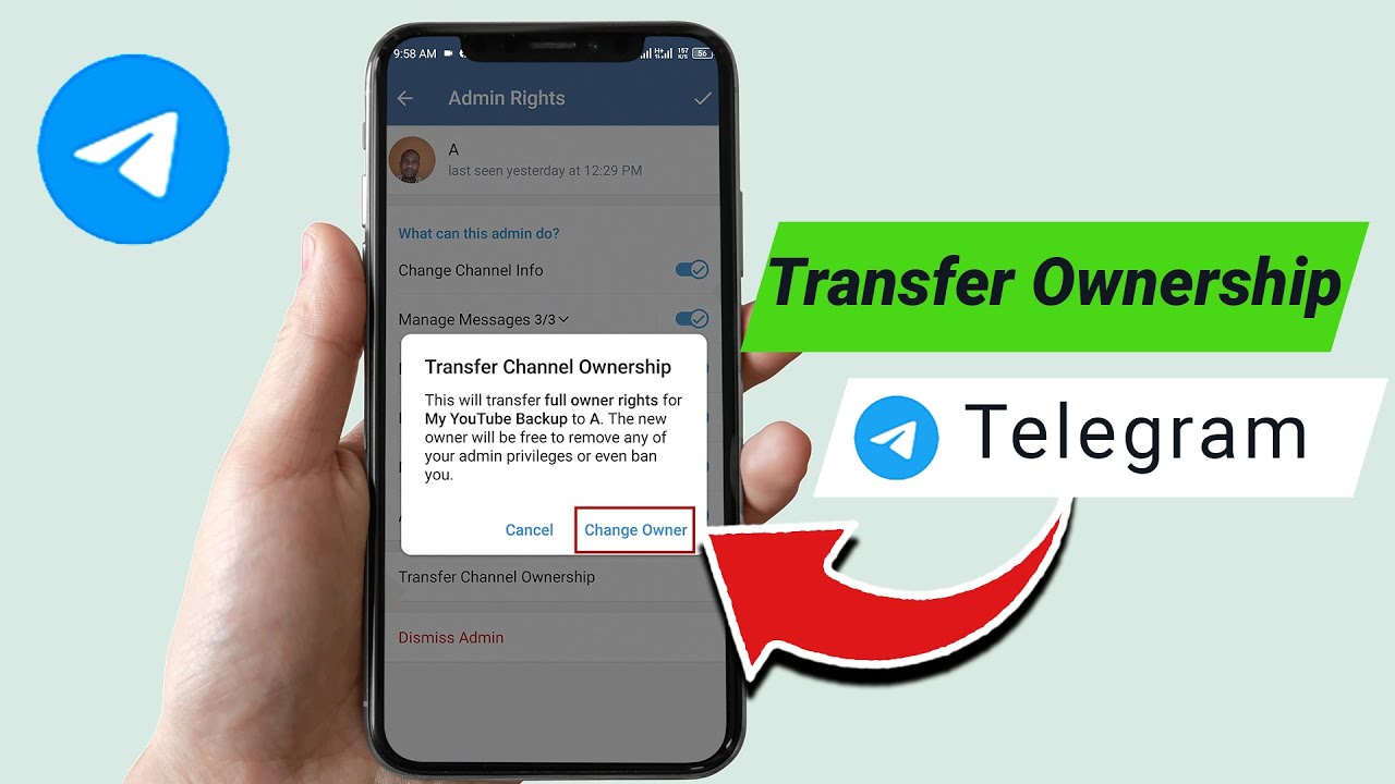How to Transfer Ownership of Telegram Channel
