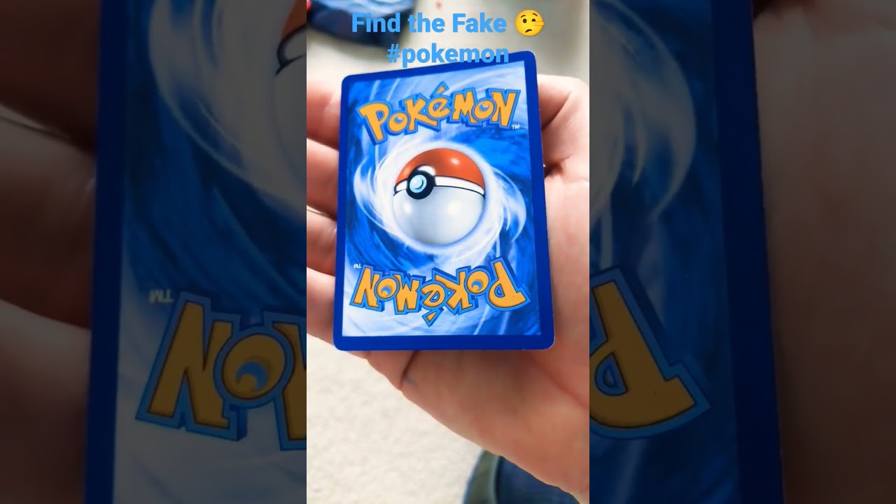 Find the Fake Pokemon #shorts #pokemon #challenge #gold #vote