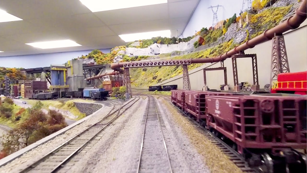 EPIC FPV Model Train Cab Ride - BSMRM Layout 2017