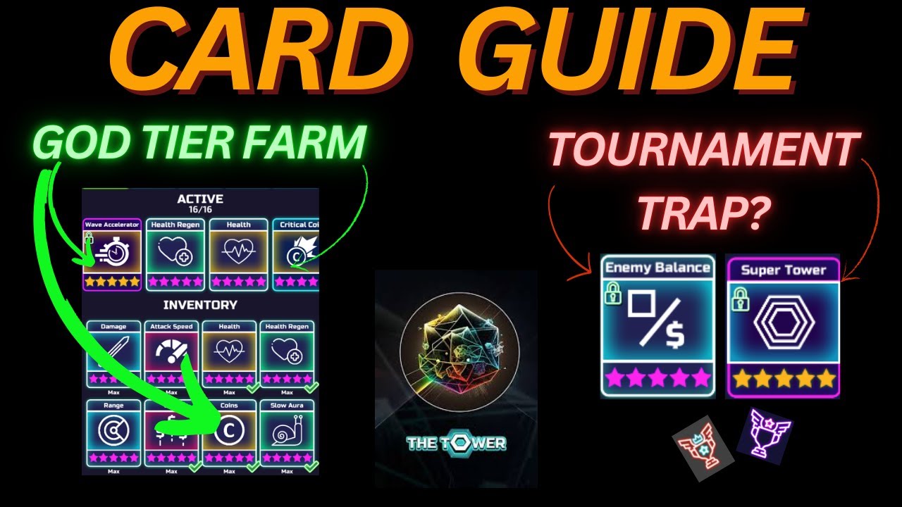 Какие карты самые лучшие в Tower Idle Mobile?
