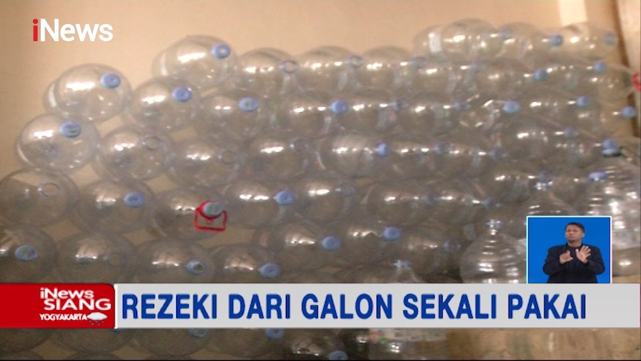 Rezeki dari Galon Sekali Pakai yang Menguntungkan, Ternyata Bisa Dijual Kembali - iNews Siang 21/03