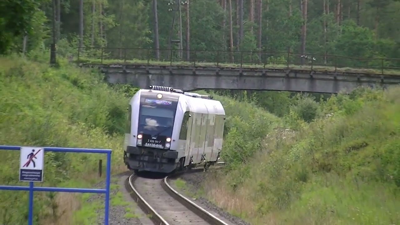 Babi D&oacute;ł - zwiedzanie przystanek osobowy Magistrala Węglowa D29-201 PKP kolej Polska Kaszuby 2023