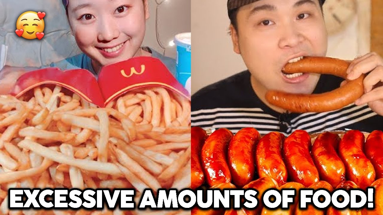 mukbangers eating EXCESSIVE amounts of FOOD! 😱