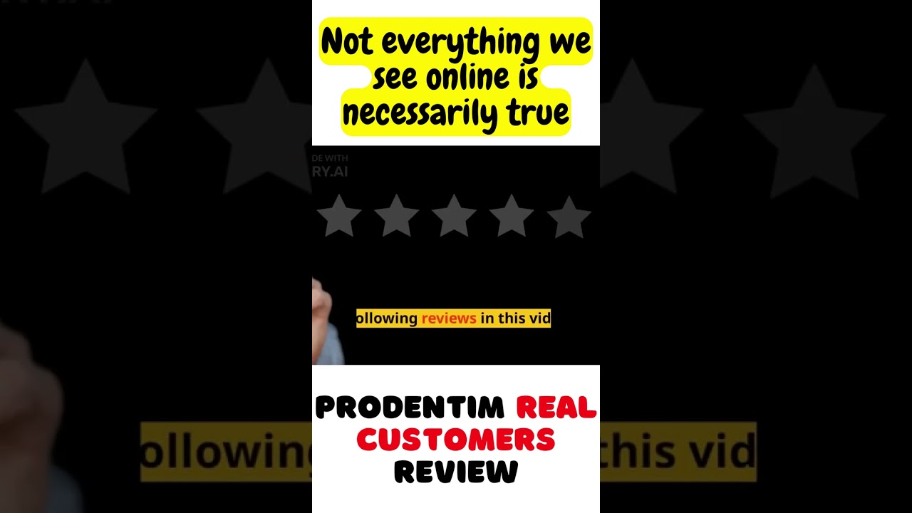 Prodentim Review - Real Customer Opinions #shorts
