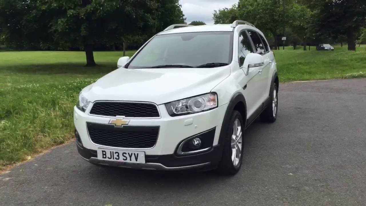 White Chevrolet Captiva 2 2 VCDI Turbo Diesel 184 BHP LTZ 6 Speed 4x4 4WD 7 Seater McCarthy Cars UK
