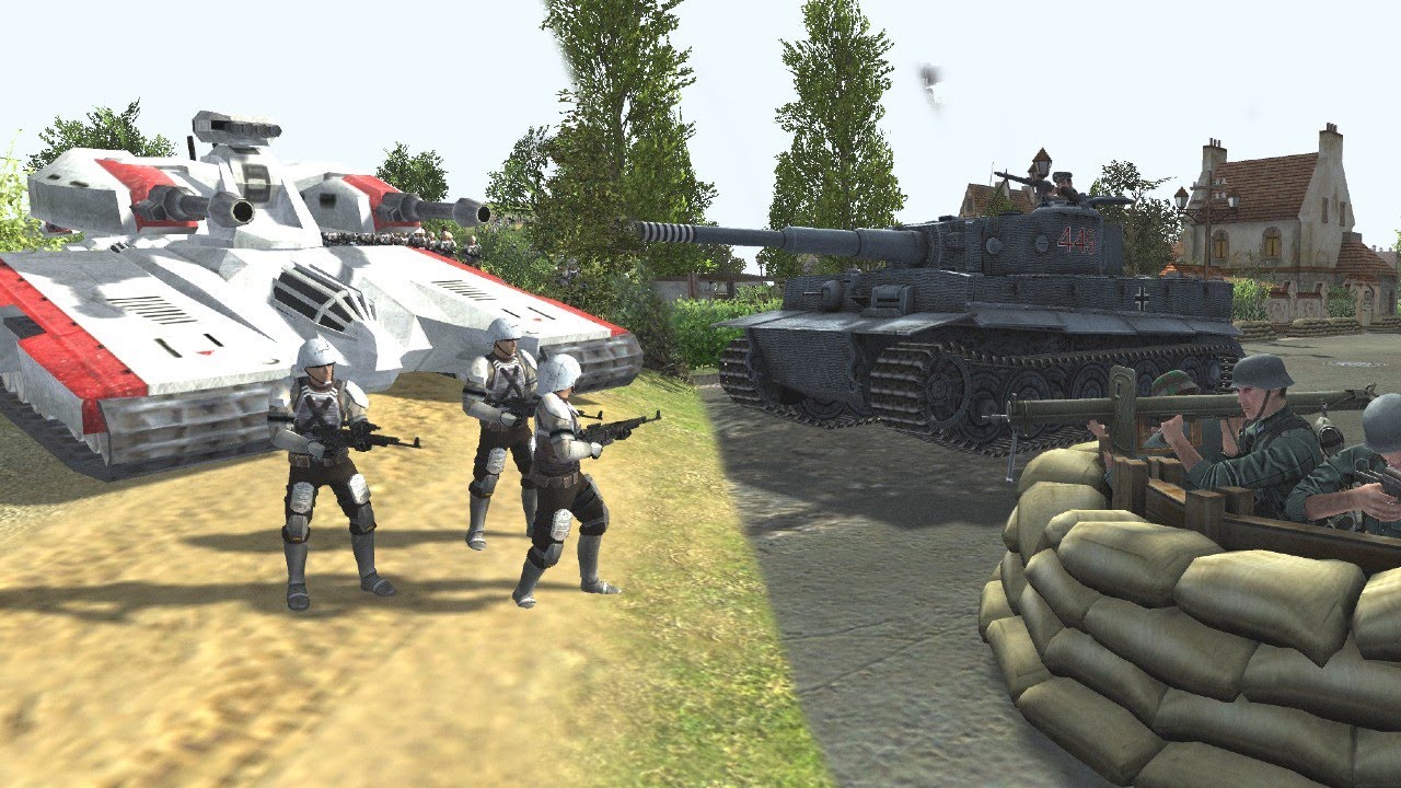 Earth vs Rebel Alliance - Men of War: Assault Squad 2 - Cinematic Battle