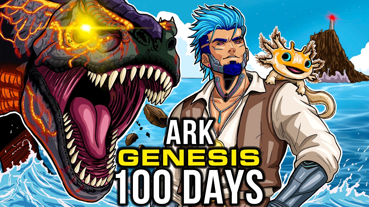 I Spent 100 Days in Ark Genesis... It Was Weird!