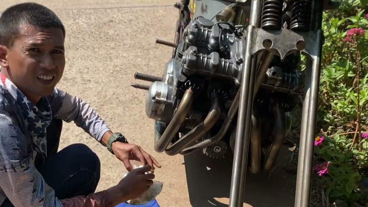 CB750 LongforkChopper #longforkchopper #chopperlife #huarotfaimg 