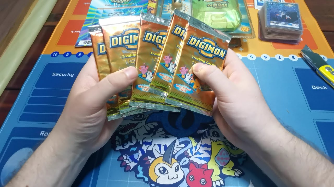 Распаковка: винтажные коллекционные предметы Digimon 1999 и 2000 годов.