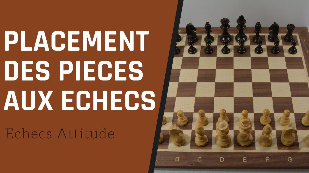 Le placement des pi&egrave;ces aux &eacute;checs