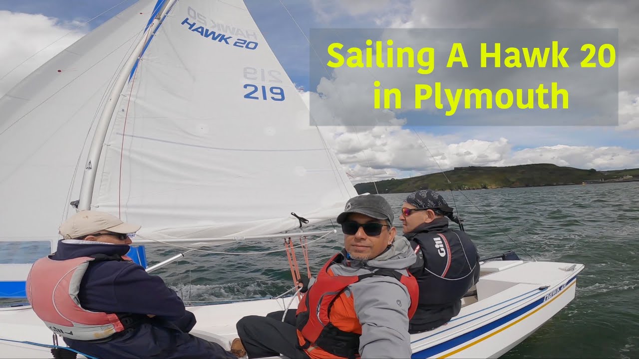 Sailing a Hawk 20 in Plymouth Sound