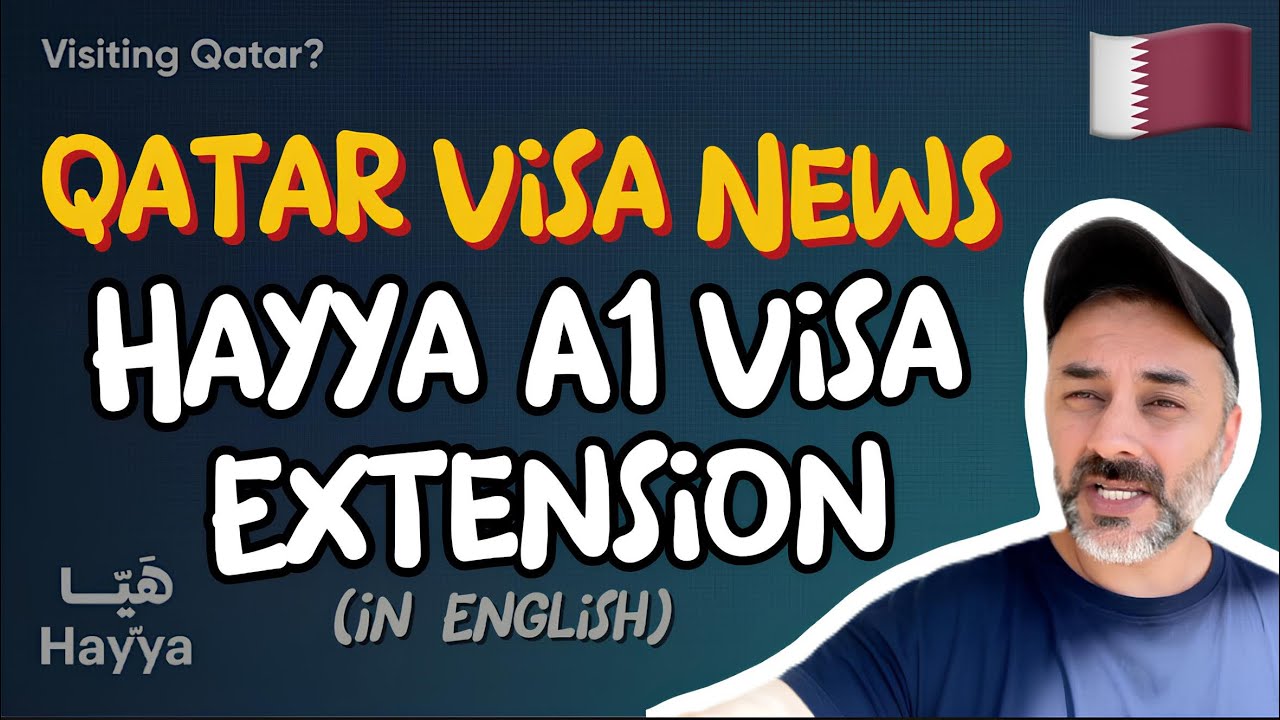 How to Extend Your Hayya A1 Tourist Visa in Qatar | Complete ENGLISH Guide 2024 🇶🇦