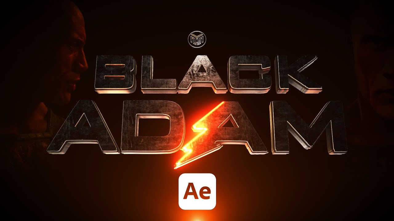 Element 3d tutorial | Black Adam Title After effects