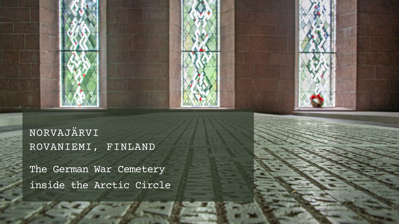 The German War Cemetery inside the Arctic circle