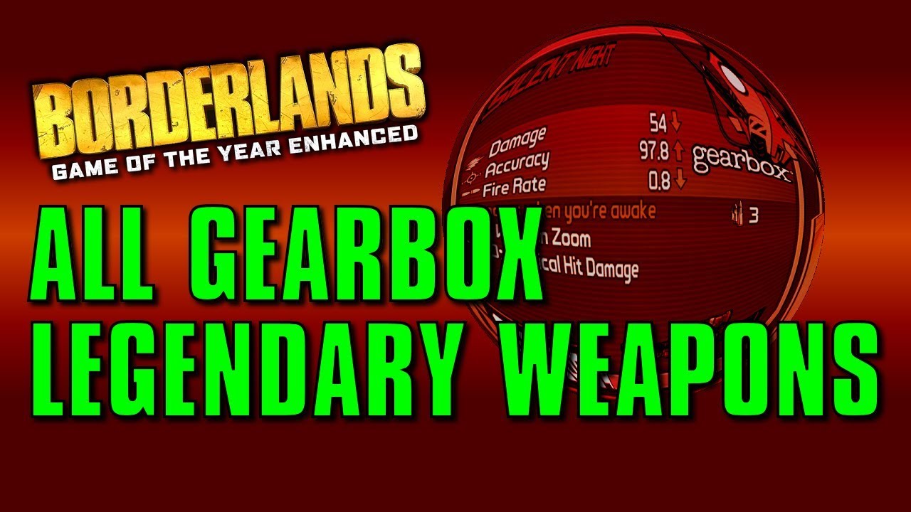 Borderlands GOTY Remastered - ALL GEARBOX LEGENDARIES, Early Game Performance Reviews